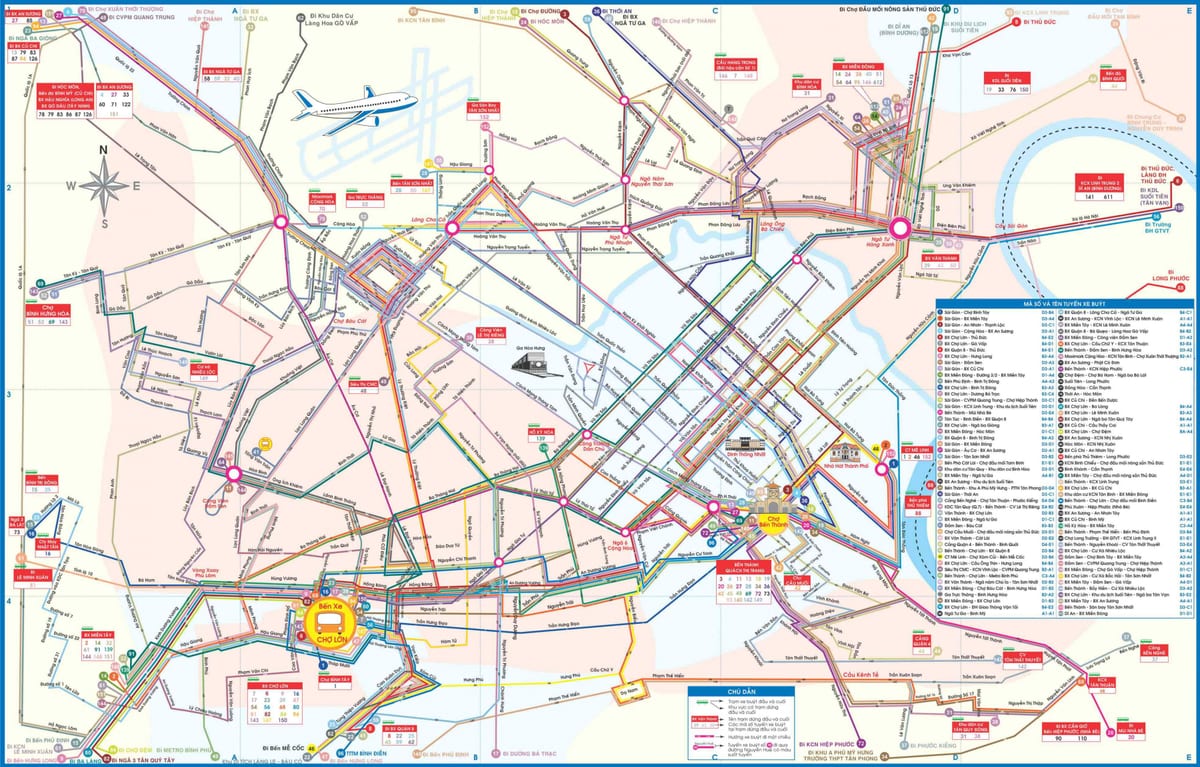ho chi minh city bus რუკა