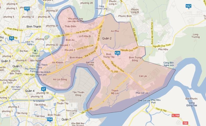 რუკა უბანი ho chi minh