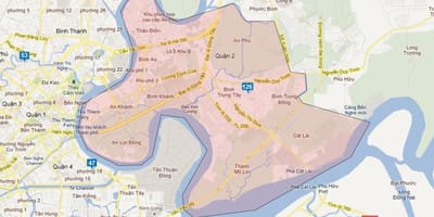 რუკა უბანი " ho chi minh city