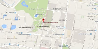 რუკა ho chi minh მავზოლეუმი 