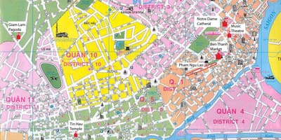 Saigon მუნიციპალიტეტის რუკა