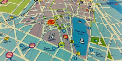 Ho chi minh walking ტური რუკა